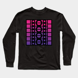 “Dimensional Planets & Moons” - V.2 Purple - (Geometric Art) (Dimensions) - Doc Labs Long Sleeve T-Shirt